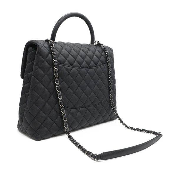 Chanel Chain Shoulder Caviar Skin Black Shoulder Bag - Picture 2 of 7